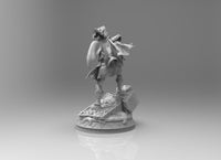 B456 - Comic fans character design, Viking version the wonder girl, STL 3D model design print download file