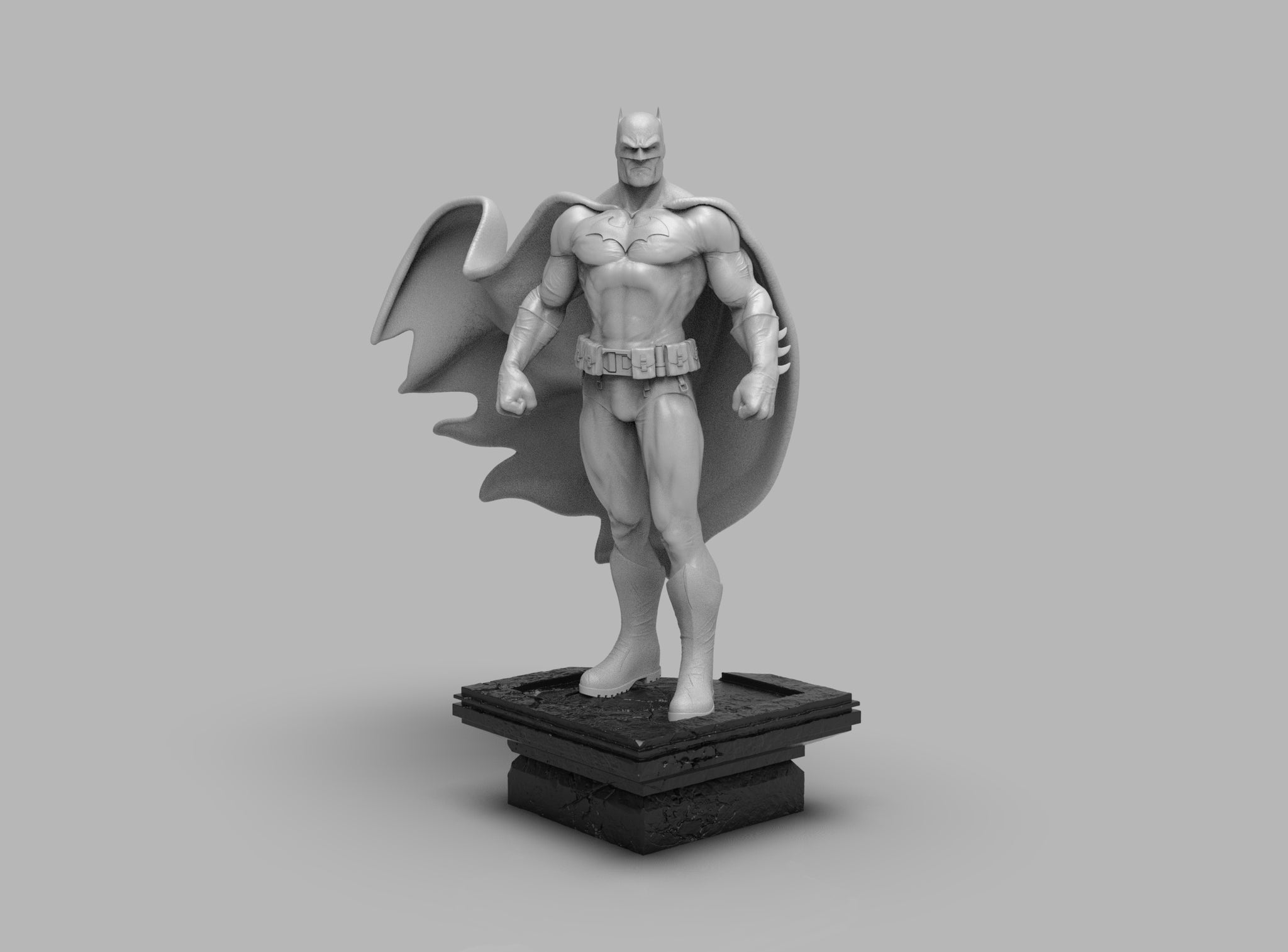 A372 - Comics Character design, Bat*man STL 3D model design print down ...