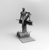 A019 - Comic character design, The Spiderman Marvel superheroes , STL 3D model design print download files