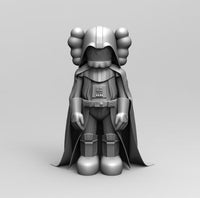 B011 - Movie character design, the legendary DARK KAWS SW , STL 3D Model design print download files