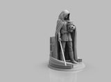 A386 - Movies character design, SW the Lukie and the green kiddo, STL 3D model design print download file