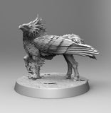 B008 - Legendary Creature ( 2 types ) , The Griffon ,STL 3D model Print