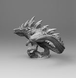 B014 - Legendary character design, The lightning creature Gojira, STL 3D model design print download files