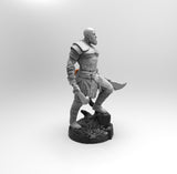 E334 - Games character design, The Double Blade kratose statue, STl 3D model design print download files