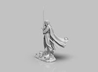 A393 - Movies character design, The Aragon with sword, STL 3D model design print download files