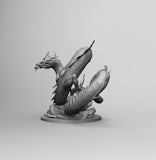 B013 - Legendary Creature - The Fire Dragon , STL 3D Model Design Print