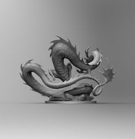 B013 - Legendary Creature - The Fire Dragon , STL 3D Model Design Print