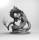 B013 - Legendary Creature - The Fire Dragon , STL 3D Model Design Print