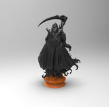 E336 - Demon Character design, The Demon with a women statue, STL 3D model design print download files