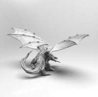 E340 - Legendary dragon design, The Black Armor dragon design statue, STL 3D model design print download files