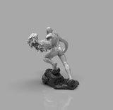 A406 - Comic character design, The Super Skrull statue, STL 3D model design print download file