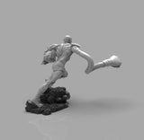 A406 - Comic character design, The Super Skrull statue, STL 3D model design print download file