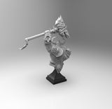 E342 - Legendary character bust design, The Viking warrior with axe bust statue, STL 3D model design print download file