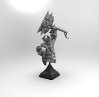 E342 - Legendary character bust design, The Viking warrior with axe bust statue, STL 3D model design print download file