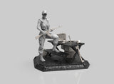 F526 - Female Character design, Sarah with gun and ammo, STL 3D model design print download files