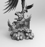 B048 - DC Comics Heroes, Raven STL 3D Model design print