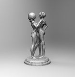 B051 - Movie character fan arts, The SW Female CPO, RD2 - waifu Sexy Version, STL 3D model design print download files