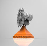 E351 - Legendary character bust, The Dwarf Peti bust design, STL 3D model design print download files