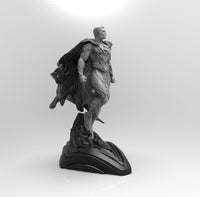 E354 - Comic character design, The Mecha S man statue, STL 3D model design print download files