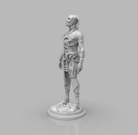 A382 - Games character design, The Dark elf of God battle, STL 3D model design print download files