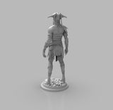 A382 - Games character design, The Dark elf of God battle, STL 3D model design print download files