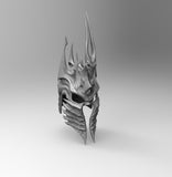 B065 - Arthas Helm Of Domination Helmet, World of Warcraft, STL 3D model design print