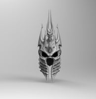 B065 - Arthas Helm Of Domination Helmet, World of Warcraft, STL 3D model design print