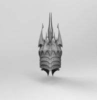 B065 - Arthas Helm Of Domination Helmet, World of Warcraft, STL 3D model design print