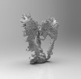 E361 - Legendary character design, The Solar Celestrial being, STL 3D model design print download files