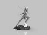 A427 - Movies character design, SW Ahsokie with saber, STL 3D model design print download files