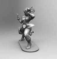 B062 - Sexy Chunli ,Street Fighters Character, STL 3D model design print