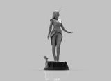 A435 - Comic character design, The Anthena statue, STL 3D model design print download files