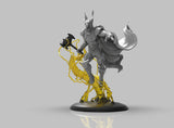 A376 - Comic Character design statue, Beta mighty with Hammer, STL 3D model design print download files