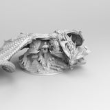 B087 - Dragon creature design , The Sleepy Dragon, STL model design print