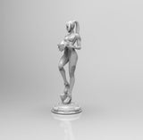 E425 - Anime waifu character design, The Semus Aron waifu statue, STL 3D model design print download files