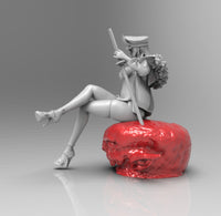 A438 - Demon Character design, Hot and sexy Demon female commander, STL 3D model design print download files