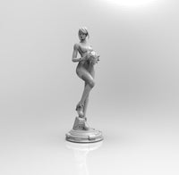 E425 - Anime waifu character design, The Semus Aron waifu statue, STL 3D model design print download files