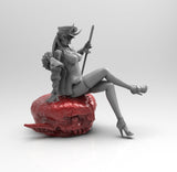 A438 - Demon Character design, Hot and sexy Demon female commander, STL 3D model design print download files