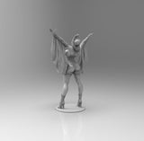 E411 - NSFW character design, The Carnival queen statue design, STL 3D model design print download files