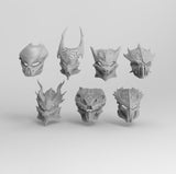 B079-B081 Movie, The Predators Mask design, total 15 designs STL model design print