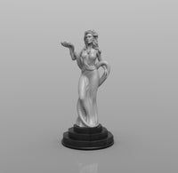 A439 - Legendary character design, The medusa female statue, STL 3D model design print download files