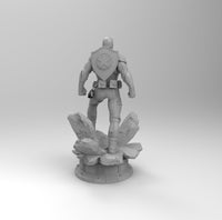 B097 - Marvel Superheroes , Captain America ( Hydra ) , STL 3D model design print