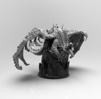 A473 - Legendary creature design statue, The Rogue Dragon, STL 3D model design print download file