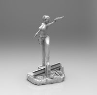 E997 - NSFW Games character design, The Sexy RE Clairey statue, STL 3D model design print download files