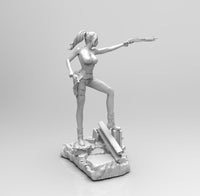 E997 - NSFW Games character design, The Sexy RE Clairey statue, STL 3D model design print download files