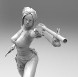 E997 - NSFW Games character design, The Sexy RE Clairey statue, STL 3D model design print download files