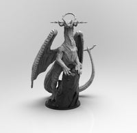 A478 - Legendary dragon, The Ring Wizard dragon, STL 3D model design print download files