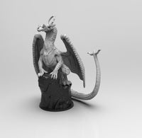 A478 - Legendary dragon, The Ring Wizard dragon, STL 3D model design print download files