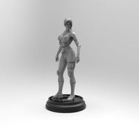 E426 - Games character design, The MK games character Sunya Blade, STL 3D model design print download files