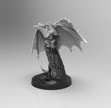 A484 - Legendary creature design, The small dragon statue, STL 3D model design print download file